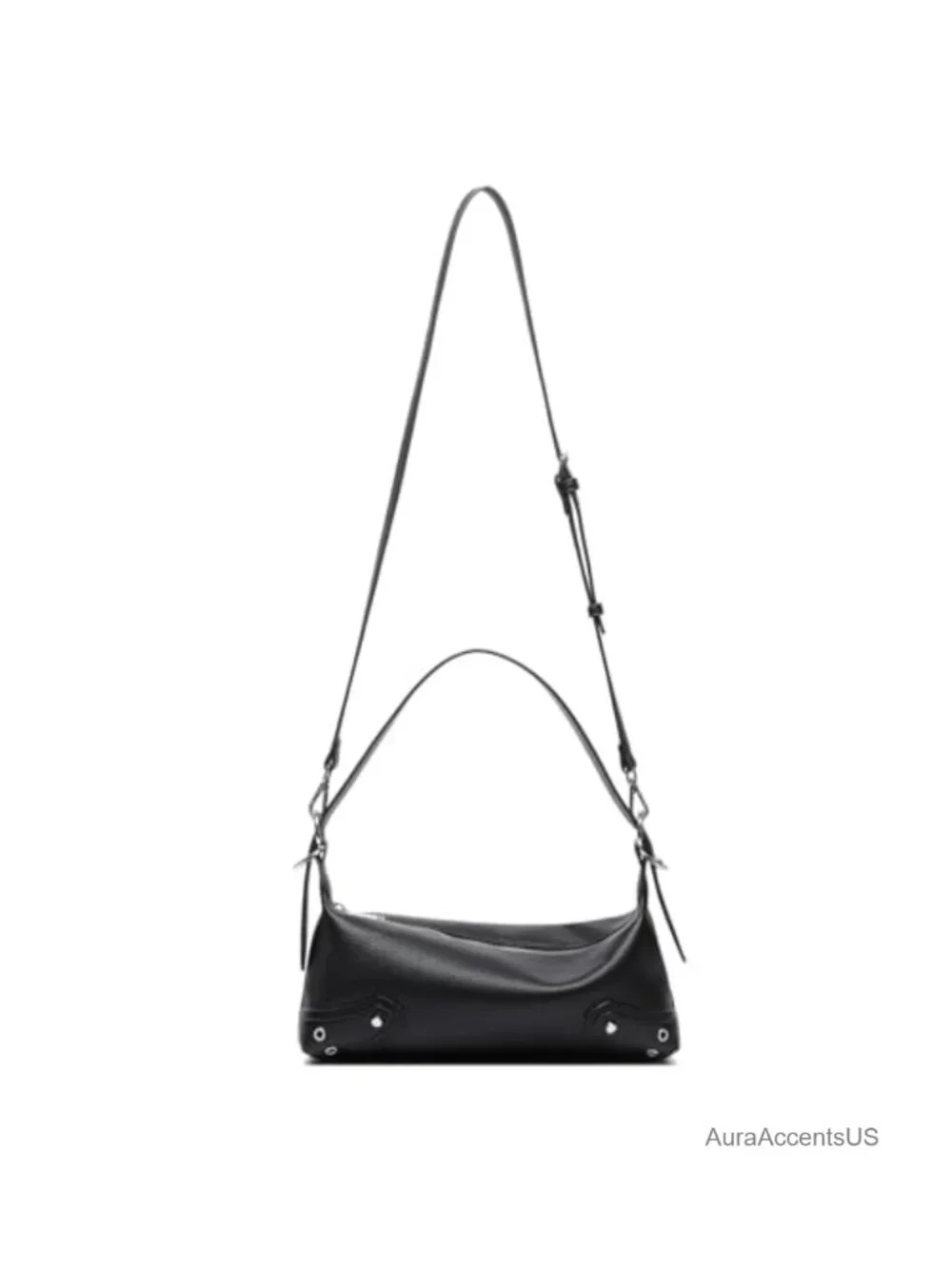 Women's PU Leather Crossbody Shoulder Bag with Adjustable Strap